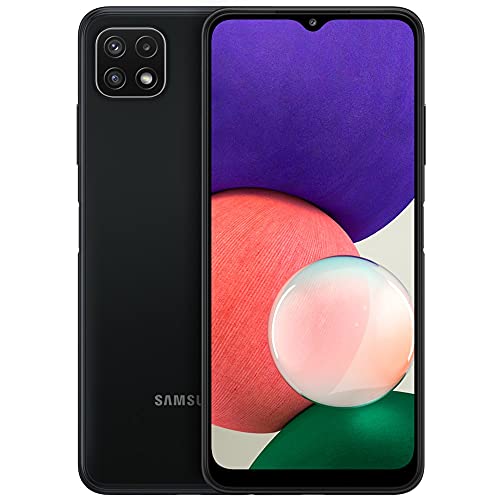 SAMSUNG Galaxy A22 (128 GB, 4 GB) 6.4" GSM desbloqueado EE. UU. + Global 4G LTE A225M/DSN (Excelente - Reacondicionado, Negro)