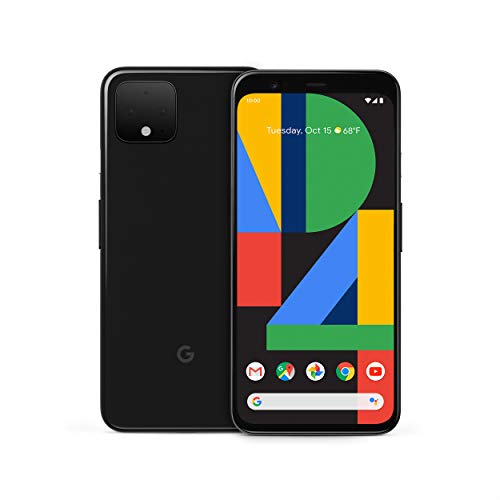 Google Pixel 4 (64GB, 6GB) 5.7" (GSM, Verizon, Global) 4G LTE Unlocked (Black) (Black)