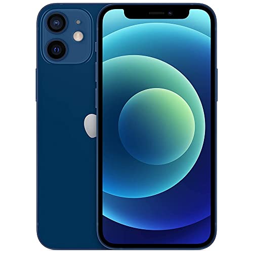 Apple iPhone 12 mini 5G (64GB,4GB) 5.4" OLED, Fully Unlocked A2176- READ DESCRIP (Acceptable - Refurbished, Blue)