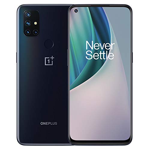 OnePlus Nord N10 5G (128 GB, 6 GB) 6,49" Totalmente desbloqueado a nivel mundial GSM + Verizon US 5G (Excelente - Reacondicionado, Midnight Ice)