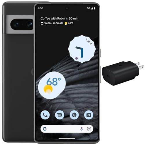Google Pixel 7 Pro 5G (128GB, 12GB) 6.7" Fully Unlocked for US & Global GE2AE (Renewed | Clean Screen, Obsidian)