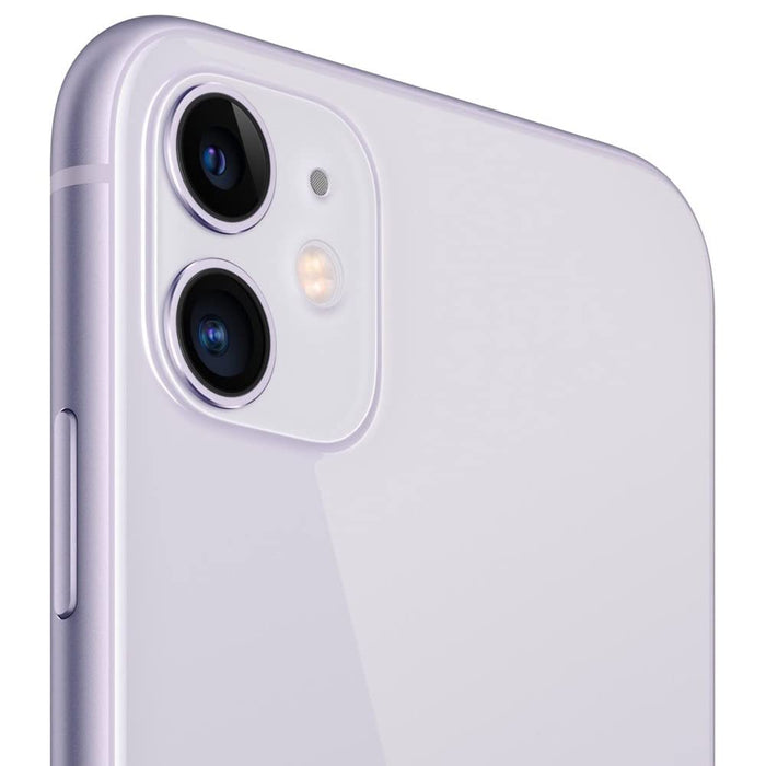 Apple iPhone 11 (128GB) 6.1" Global 4G LTE Fully Unlocked (GSM + Verizon) (Good - Refurbished, Purple)