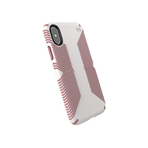 Estuche Speck Presidio Grip para iPhone XS/iPhone X de 5,8", agarre antideslizante (rosa) (rosa)