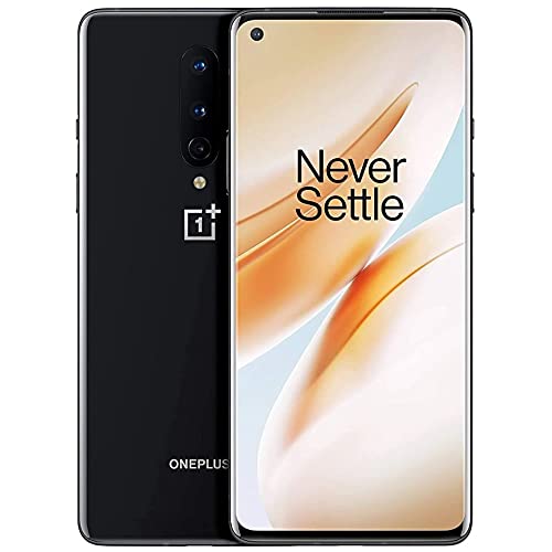 OnePlus 8 (5G, 128GB, 8GB) 6.55", 5G LTE T-Mobile Only (Black) (Excellent - Refurbished, Black)