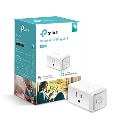 TP-Link Kasa Smart Wi-Fi Plug mini Works w/ Alexa, Google Assistant HS105 -WHITE (White)