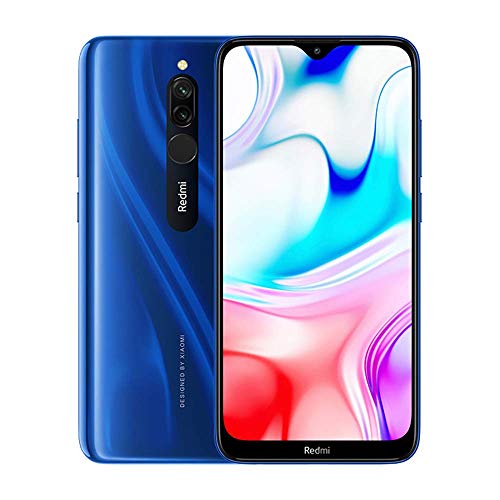 Xiaomi Redmi 8 con batería de 24 horas (64 GB, 4 GB), pantalla de 6,2", doble SIM, GSM, desbloqueado, 4G LTE global