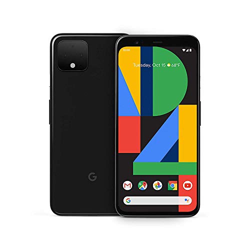 Google Pixel 4 (64GB, 6GB) 5.7" Water Resistant, Snapdragon 855 (T-Mobile) 4G LTE (Black) (Excellent - Refurbished, Black)