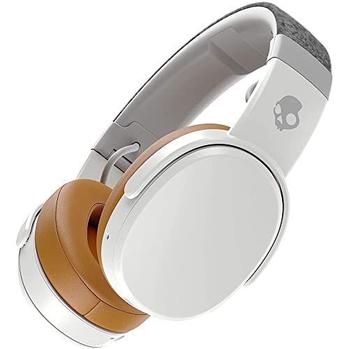 Auriculares inalámbricos con diadema y Bluetooth Skullcandy Crusher, modelo estadounidense (renovados) (excelentes, reacondicionados, gris/bronceado)