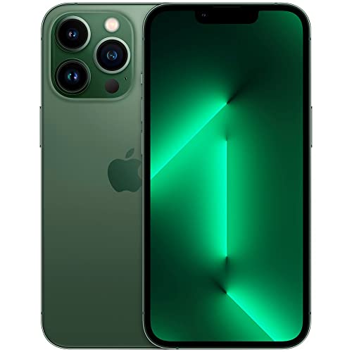 iPhone 13 Pro Max (256 GB, 6 GB) 6.7", iOS 16, 5G / 4G LTE GSM + Verizon desbloqueado (buen estado, reacondicionado, verde alpino)