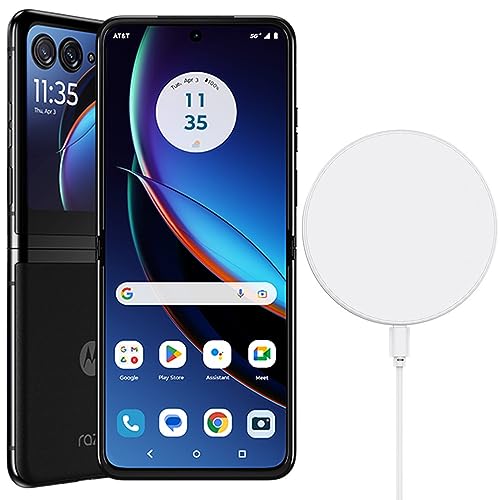 Moto Razr+ 5G 2023 (256GB, 8GB) 6.9" GSM Unlocked US 5G / Global 4G LTE XT2321-5 (Infinite Black)