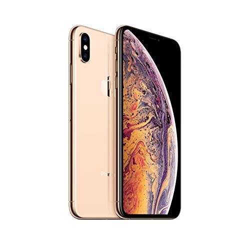 Apple iPhone XS Max (512GB) 6.5" Global 4G LTE Fully Unlocked (GSM + Verizon) (Excellent - Refurbished, Gold)