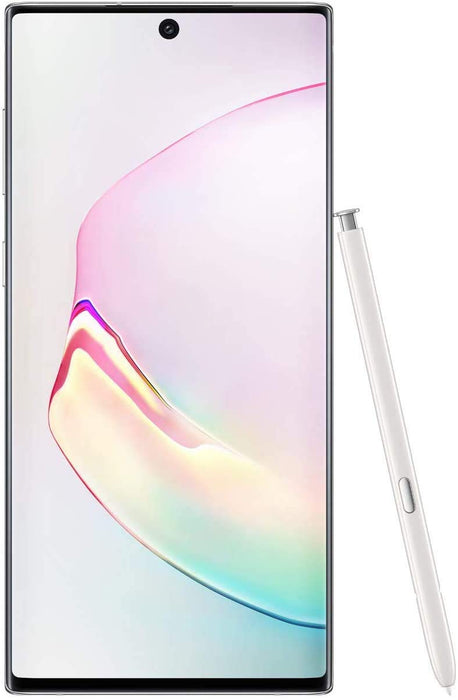 SAMSUNG Galaxy Note 10 (256GB, 8GB) 6.3" 4G LTE (GSM+CDMA Unlocked) N970U1 WHITE (Aura White)