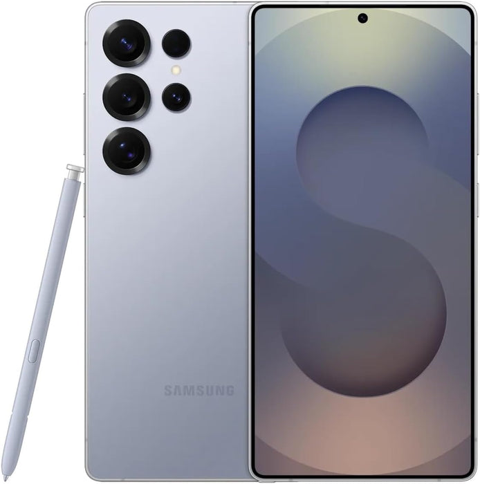 Samsung Galaxy S25 Ultra 5G (256GB, 12GB) US Model S938U AT&T and Cricket only (Renewed | Like New, Silver Blue)
