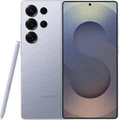 Samsung Galaxy S25 Ultra 5G (256GB, 12GB) US Model S938U AT&T and Cricket only (Renewed | Like New, Silver Blue)