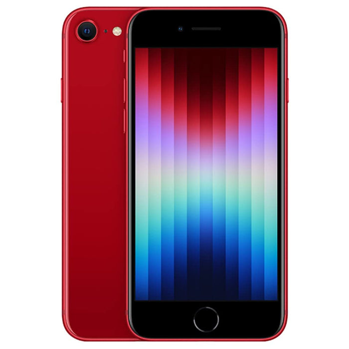 iPhone SE 2022 256GB 5G (3rd generation) 4.7", iOS 15, GSM + Verizon Unlocked (Good - Refurbished, Red)