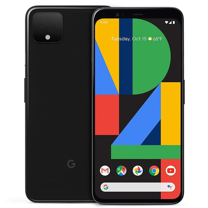 Google Pixel 4 XL (64GB, 6GB) 6.3" (GSM + CDMA) 4G LTE Unlocked (Black) (Good - Refurbished, Black)