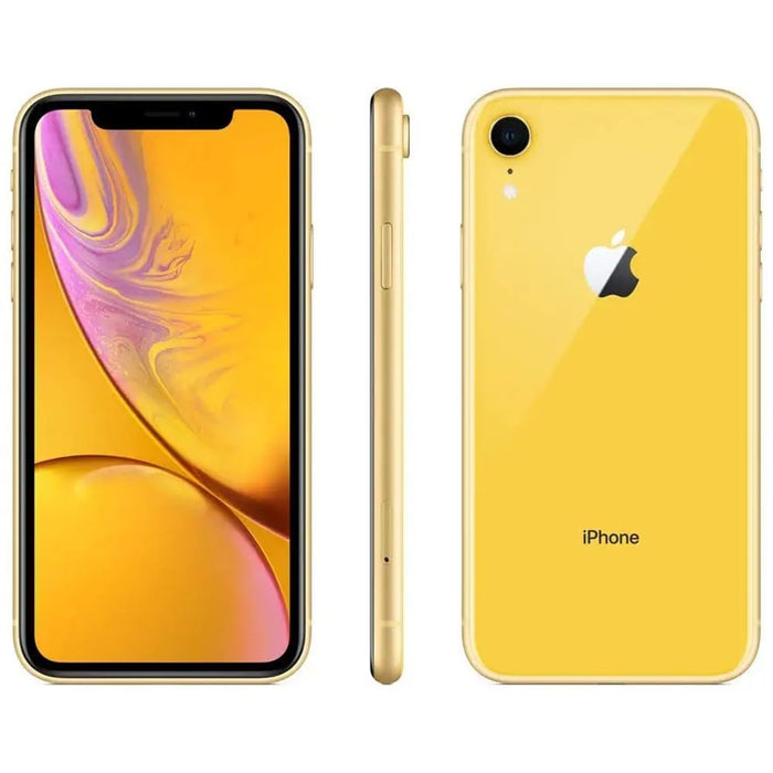 Apple iPhone XR (256 GB) 6.1" Global 4G LTE Totalmente desbloqueado (GSM + Verizon) (Excelente - Reacondicionado, Amarillo)