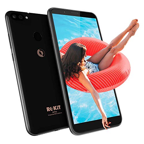 ROKiT iO Pro 3D (64 GB, 4 GB) 5,99" 1080P GSM desbloqueado (EE. UU. y Latinoamérica) 4G LTE (negro)