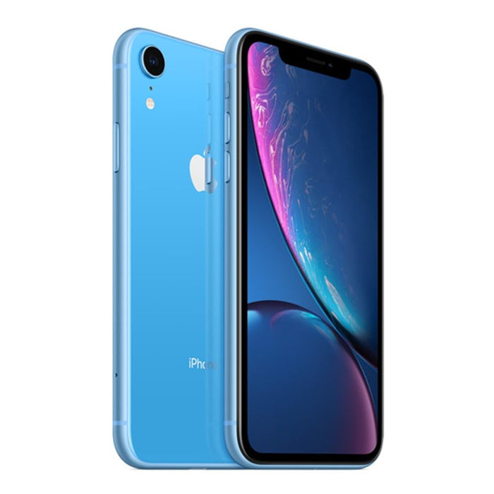 Apple iPhone XR (128GB) 6.1" Global 4G LTE Fully Unlocked (GSM + Verizon) (Excellent - Refurbished, Blue)