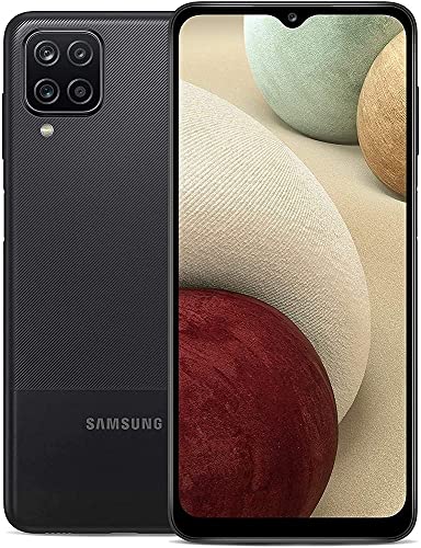 SAMSUNG Galaxy A12 (128 GB, 4 GB) 6.5" GSM desbloqueado EE. UU. + Global 4G VoLTE A127M/DS (Excelente - Reacondicionado, Negro)