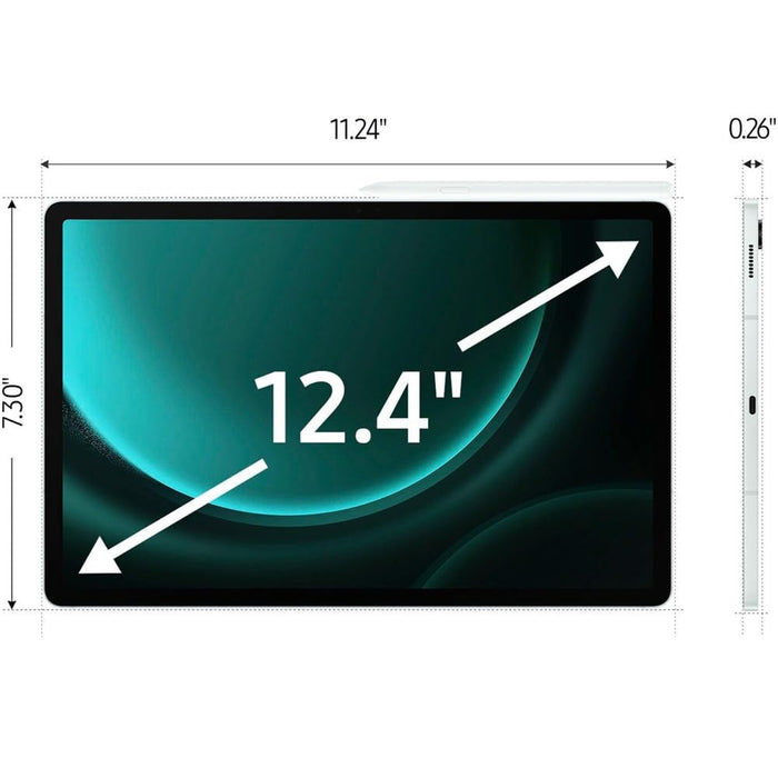 SAMSUNG Galaxy Tab S9 FE+ PLUS (128GB, 8GB, Wi-Fi Only Tablet) 12.4" - X610