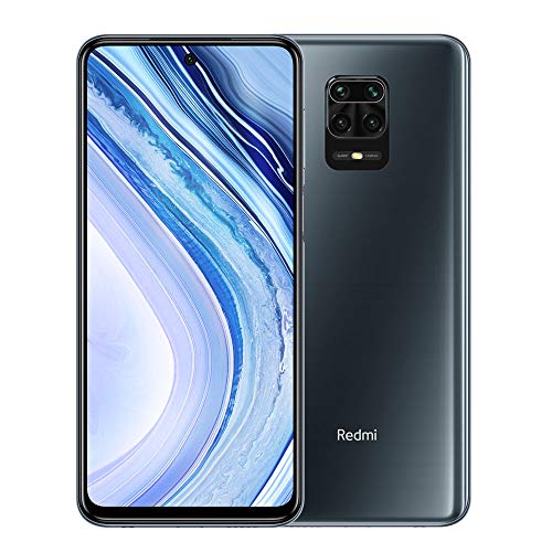 Xiaomi Redmi Note 9 Pro (128 GB) 6,53" Dual SIM GSM Desbloqueado Global 4G LTE (Excelente - Reacondicionado, Gris Interstellar)