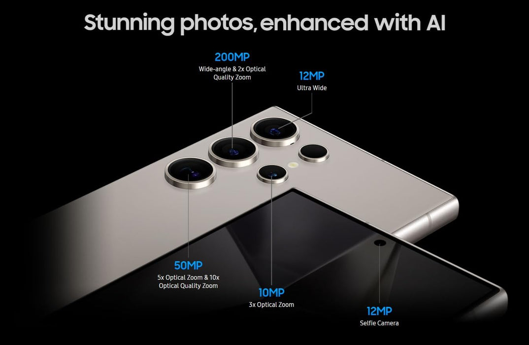 Samsung Galaxy S24 Ultra 5G (256GB, 12GB) 6.8" Fully Unlocked US Model S928U (Renewed | Like New)