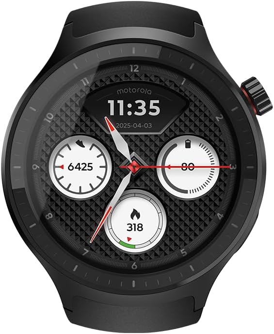 Moto Watch OLED 2026 (47mm) 1.43" GPS, Polar Fitness, Bluetooth XT2547