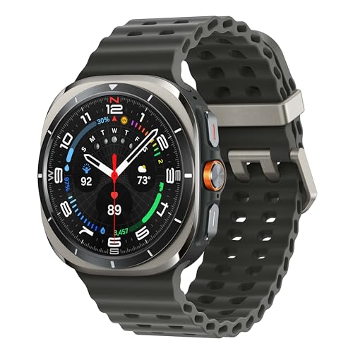 Samsung Galaxy Watch Ultra (47mm, WiFi + LTE) 1.5" Fitness Smartwatch L705U (Renewed | Like New, Titanium Silver)