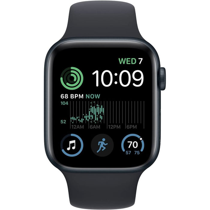 Apple Watch SE 2022 (44 mm, Wi-Fi, GPS + LTE) Caja de aluminio de 1,78" - SOLO PARA PIEZAS (SOLO PARA PIEZAS/NO FUNCIONA, MEDIANOCHE)