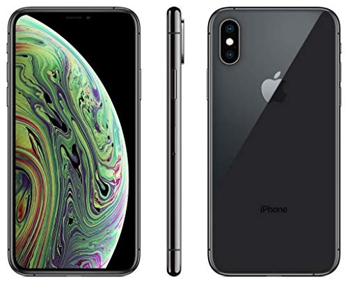 Apple iPhone XS (64 GB) 5.8" Global 4G LTE Totalmente desbloqueado (GSM + Verizon) (Excelente - Reacondicionado, Gris)