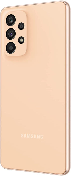 SAMSUNG Galaxy A53 5G (128GB, 6GB) 6.5" Dual SIM GSM Unlocked 5G/4G LTE A536E/DS (Excellent - Refurbished, Awesome Peach)