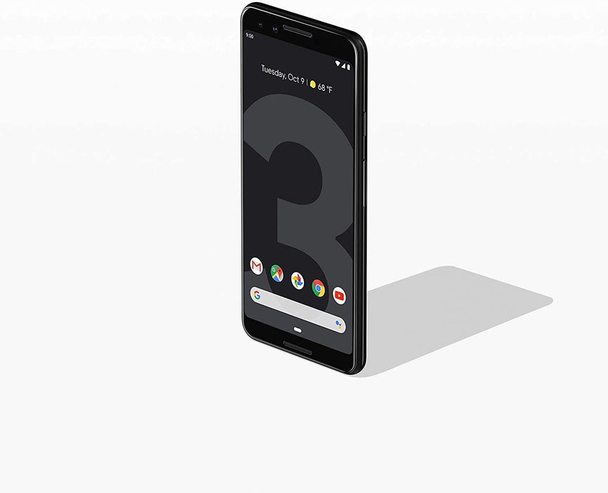 Google Pixel 3 (64GB, 4GB) 5.5" Snapdragon 845 GSM+CDMA Factory Unlocked G013A (Acceptable - Refurbished, Black)