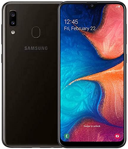 SAMSUNG Galaxy A20 (32GB, 3GB) 6.4" T-Mobile Unlocked (US + Global 4G LTE GSM) (Black)