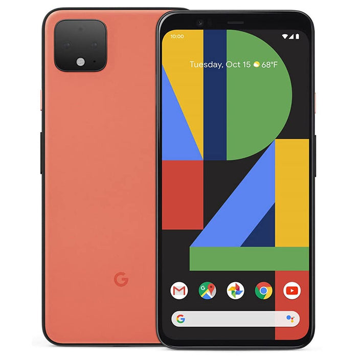 Google Pixel 4 (64GB, 6GB) 5.7" (GSM + CDMA) 4G LTE Unlocked (Orange) (Excellent - Refurbished, )