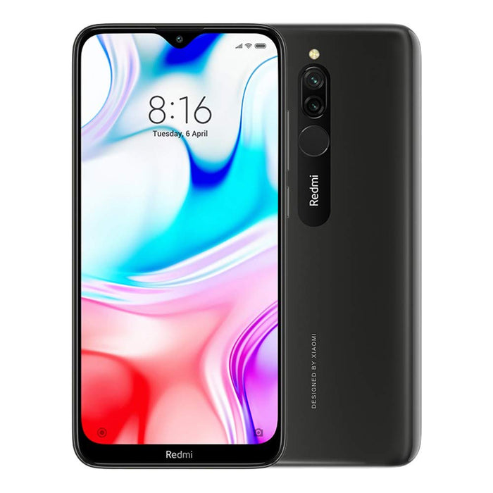 Xiaomi Redmi 8 con batería de 24 horas (64 GB, 4 GB), pantalla de 6,2", doble SIM, GSM, desbloqueado, 4G LTE global