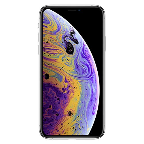 Apple iPhone XS Max (256 GB) 6.5" Global 4G LTE Totalmente desbloqueado (GSM + Verizon) (Excelente - Reacondicionado, Plata)