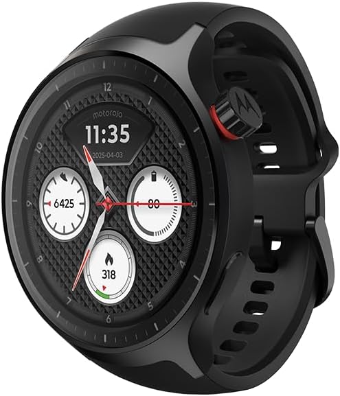Moto Watch OLED 2026 (47mm) 1.43" GPS, Polar Fitness, Bluetooth XT2547