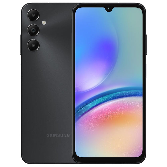 SAMSUNG Galaxy A05s (128 GB, 4 GB) 6,7" GSM desbloqueado EE. UU. + Global 4G VoLTE A057M/DS (Excelente - Reacondicionado, Negro)