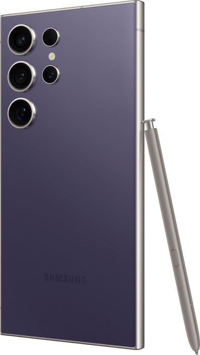 Samsung Galaxy S24 Ultra 5G (512GB, 12GB) 6.8" Fully Unlocked US Model S928U1 (Renewed | Clean Screen, Titanium Violet)