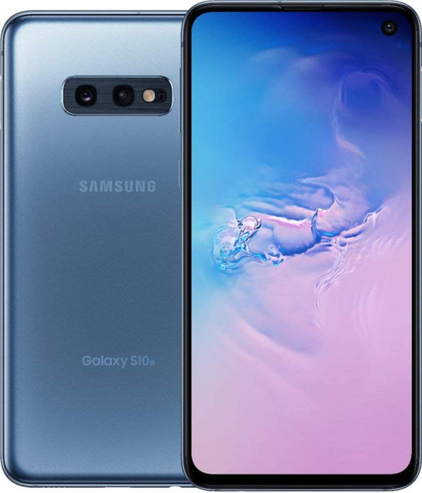 SAMSUNG Galaxy S10e (128 GB, 6 GB) 5.8" 4G LTE Totalmente desbloqueado (GSM+CDMA) G970U (Aceptable - Reacondicionado, Prism Blue)