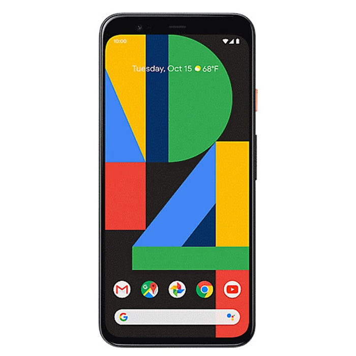 Google Pixel 4 (64GB, 6GB) 5.7" (GSM + CDMA) 4G LTE Unlocked (White) (Excellent - Refurbished, White)