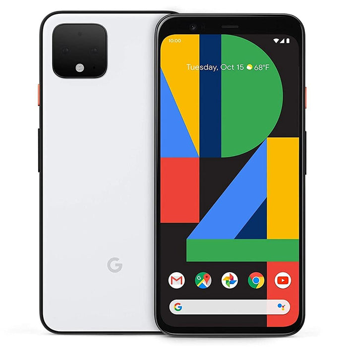 Google Pixel 4 XL (64 GB, 6 GB) 6.3" (GSM + CDMA) 4G LTE Desbloqueado (Blanco) (Excelente - Reacondicionado, Blanco)