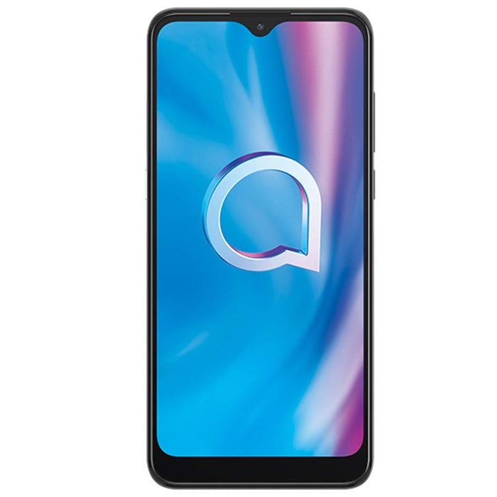 Alcatel 1V 2020 (32 GB, 2 GB) 6,22" HD+, US 4G LTE GSM desbloqueado 5007G (negro) (negro metálico (SS))