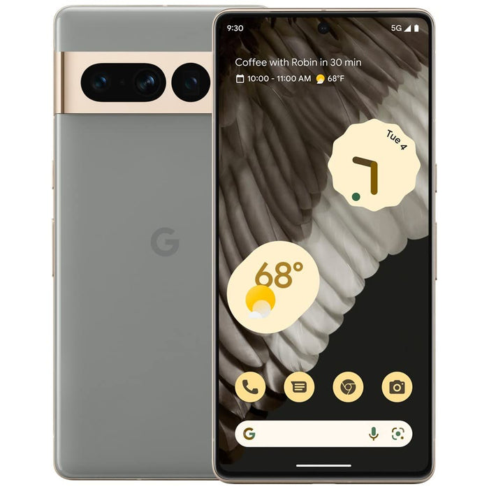 Google Pixel 7 Pro 5G (128GB, 12GB) 6.7" Fully Unlocked for US & Global GE2AE (Renewed | Clean Screen, Hazel)