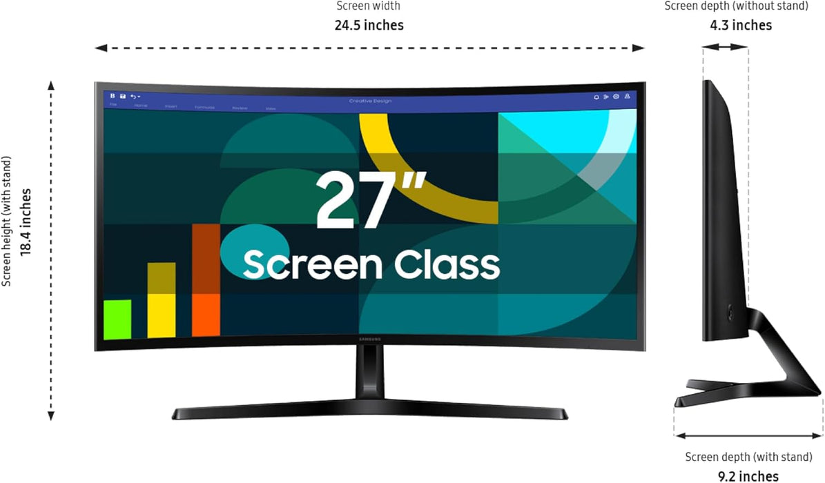 Samsung Odyssey G7 27" 4K UHD Gaming Monitor 180Hz/360Hz Fast IPS 1ms (Renewed) (Renewed | Like New, Black)