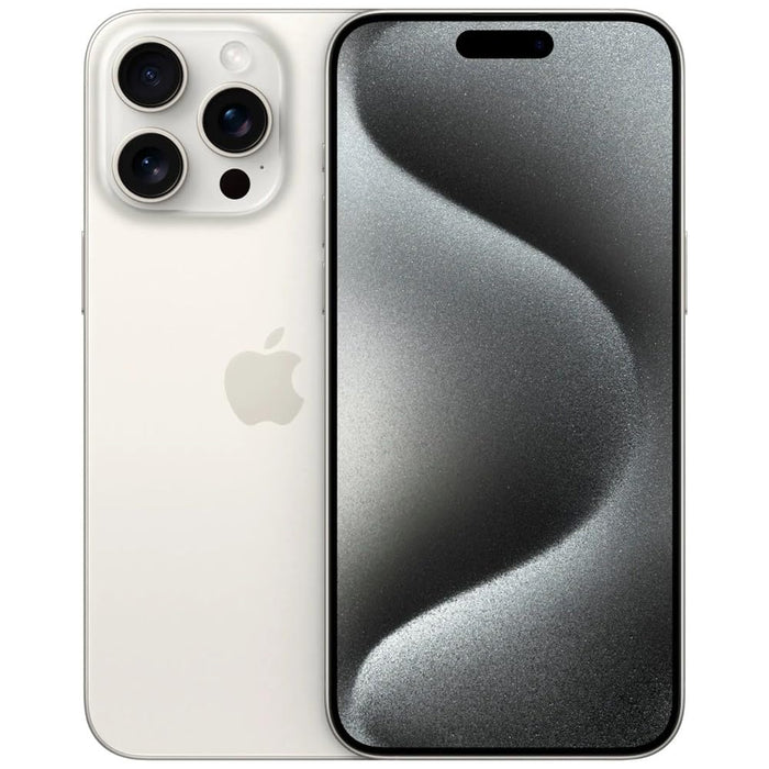 Apple iPhone 15 Pro (256GB, 8GB) 6.1", iOS 17, 5G / 4G LTE Fully Unlocked (Renewed | Pre-Loved, White Titanium)