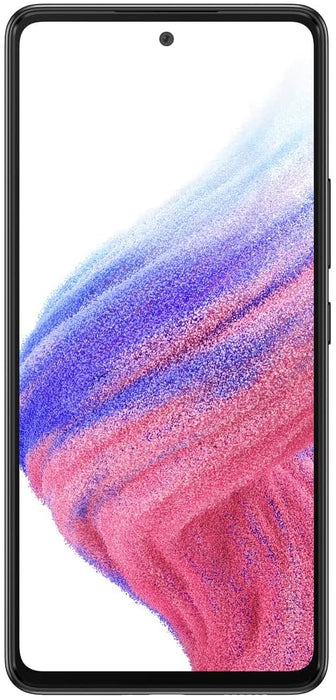 Samsung Galaxy A53 5G (128GB, 4GB) 6.5" GSM + CDMA 5G / 4G VoLTE A536U1 (Renewed | Like New, Black)