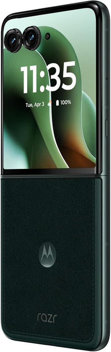 Moto Razr Ultra 5G 2025 | 512GB, 16GB| 7.0" Unlocked Global 5G / 4G LTE XT2551-2 (Renewed | Clean Screen, PANTONE Scarab Green)