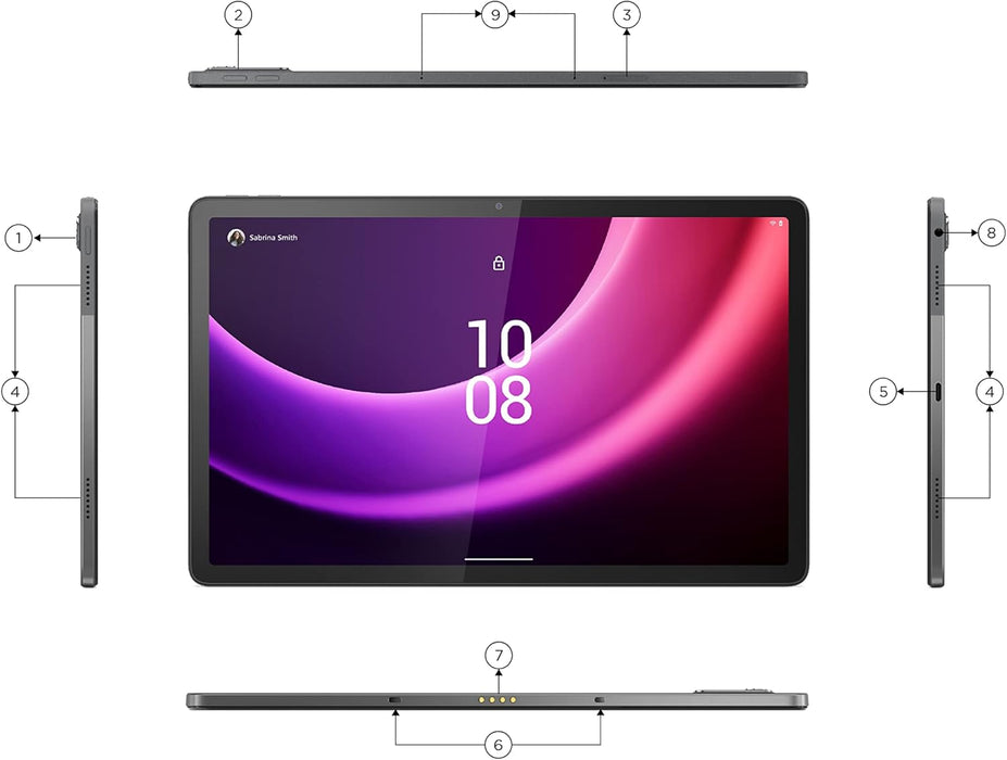 Lenovo Tab P11 2nd Gen (128GB, 4GB, Wi-Fi) 11.5" 120Hz Android US Model TB350FU (Storm Grey)